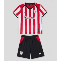 Stroje piłkarskie Athletic Bilbao Koszulka Podstawowej dla dzieci 2026-27 Krótki Rękaw (+ szorty)